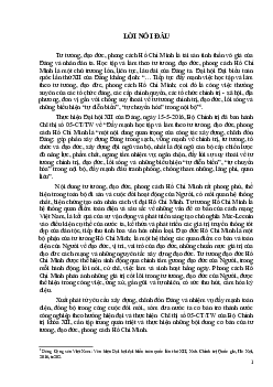 Giáo trình: Những nội dung cơ bản của tư tưởng, đạo đức, phong cách Hồ Chí Minh