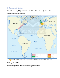 Giải SGK Lịch sử 8 Bài 1: Các cuộc cách mạng tư sản ở châu Âu và Bắc Mỹ | Chân trời sáng tạo