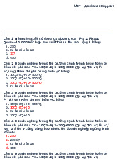 TOP 20 câu trắc nghiệm ôn thi cuối kì bộ đề số 3 | Môn kinh tế vĩ mô