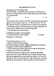 Bài tập trắc nghiệm môn Kinh tế vi mô | Trường Đại học Kinh tế, Đại học Quốc gia Hà Nội