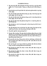 Câu Hỏi Ôn Tập M&A: Phân Tích Mua Lại, Sáp Nhập và Thâu Tóm môn Sáp nhập, mua lại và tái cấu trúc doanh nghiệp | Trường Đại học Kinh tế Thành phố Hồ Chí Minh