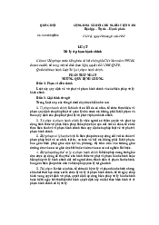 Luật xử lý vi phạm hành chính - Kế toán tài chính | Đại học Lâm Nghiệp