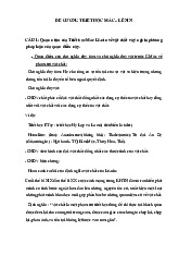 Đề cương Môn Triết học Mac-Lenin | Đại học Sư phạm Hà Nội 2