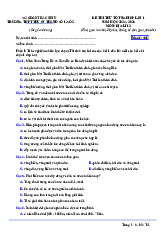 Đề thi thử THPT Quốc gia 2025 môn Địa lí trường THPT Thuận Thành 1, 2 Bắc Ninh