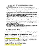 11 câu lý thuyết, bài tập Đề cương ôn tập môn quản lý khai thác đầu mối logistics | Đại học Giao thông vận tải