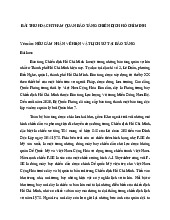 BÀI THU HOẠCH THAM QUAN BẢO TÀNG CHIẾN DỊCH HỒ CHÍ MINH