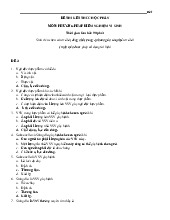Đề thi học phần Phương pháp kiểm nghiệm vi sinh năm 2024 - 2025 | Trường Đại học Khoa học tự nhiên, Đại học Quốc gia Thành phố Hồ Chí Minh