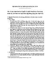 Nội dung ôn tập Môn Lịch sử Đảng | Đại học Phú Yên