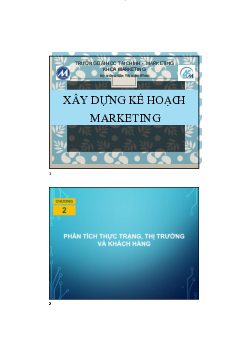 Chương 2 : Phân tích thực trạng, thị trường và khách hàng