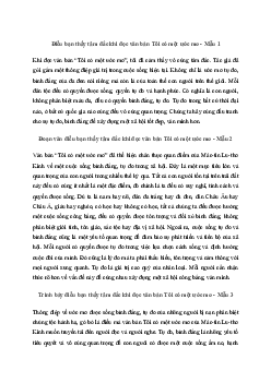 Văn mẫu lớp 11: Viết đoạn văn trình bày điều bạn thấy tâm đắc khi đọc văn bản Tôi có một ước mơ | Kết nối tri thức