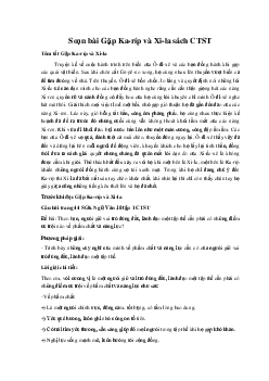 Soạn bài Gặp Ka-ríp và Xi-la Ngữ Văn 10 sách Chân Trời Sáng Tạo