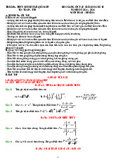 Đề cương GK2 Toán 11 năm 2024 – 2025 trường chuyên Lê Quý Đôn – Lai Châu