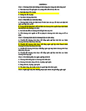 Chương Trình Dịch: Tổng Hợp Câu Hỏi Chương 1 và 2