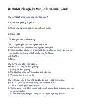 Bộ câu hỏi trắc nghiệm môn Triết học Mác – Lênin | Học viện Hành chính Quốc gia