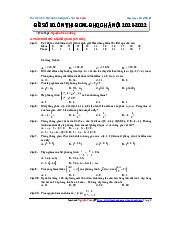 Ôn thi đánh giá năng lực(Đề 10) | Trường đại học Quốc gia Hà Nội