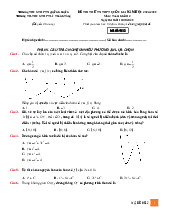 Đề thi thử Toán TN THPT 2025 trường Nguyễn Khuyến & Lê Thánh Tông – TP HCM