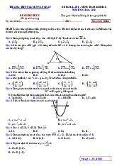 Đề KSCL lần 1 Toán 10 năm 2025 – 2026 trường THPT Nguyễn Văn Chất – Phú Thọ