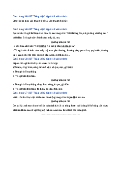 Giải VBT môn Tiếng việt 2 - Bài 25: Sự tích hoa tỉ muội  | Kết nối tri thức