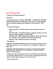 Đề cương logistics: Khái niệm, phân loại và vai trò trong kinh tế | Đại Học Nội Vụ Hà Nội