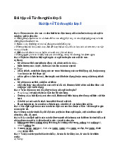 Bài tập về Từ đa nghĩa lớp 5 Có đáp án - Tiếng việt 5