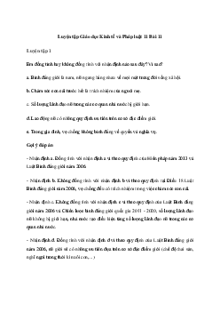 Giải Kinh tế và pháp luật 11 Bài 11: Bình đẳng giới | Chân trời sáng tạo