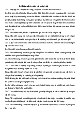 Câu hỏi đúng sai Lý luận nhà nước và pháp luật | Trường đại học Luật Hà Nội