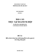 Báo Cáo Thực Tập Doanh Nghiệp: Đề Tài: Kiểm tra thử và đảm bảo chất lượng Phần mềm quản lý văn bản bằng chứng chỉ | Đại học Mỏ – Địa chất