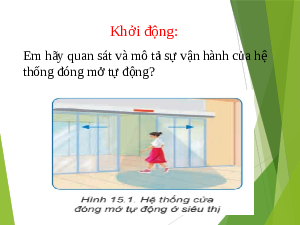 Giáo án điện tử Công nghệ 8 Bài 15 Kết nối tri thức: Cảm biến và mô đun cảm biến
