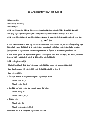 Đề cương cuối kì - Việt ngữ học | Đại Học Hà Nội