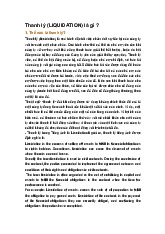 Thanh lý (LIQUIDATION) là gì ?