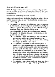 Tổng hợp câu hỏi Triết học - Triết học Mác Lênin | Trường Đại học Văn hóa Hà Nội