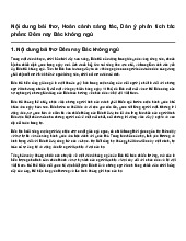 Nội dung bài thơ, Hoàn cảnh sáng tác, Dàn ý phân tích tác phẩm: Đêm nay Bác không ngủ