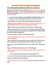 ĐỀ CƯƠNG ÔN THI VÀ TÍN HÓA MÔN TƯ PHÁP QUỐC TẾ - TPQT 2021-2022