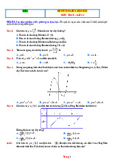 Bộ 10 Đề Ôn Tập Giữa Kỳ 1 Toán 12 Năm Học 2025-2026 Có Đáp Án Lời Giải