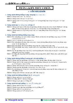 Chuyên đề hình học không gian 2016 – Trần Quốc Nghĩa Toán 12