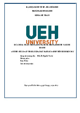 Tiểu luận Khảo sát thời lượng ngủ nghỉ của sinh viên hiện nay môn Tài liệu Triết học - Trường Đại học Sư phạm – Đại học Huế