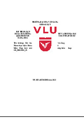 Bài tiểu luận: bộ chứng từ & thủ tục hải quan xuất nhập khẩu hàng hóa | Pháp luật đại cương | Trường Đại học Văn Lang