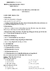 Ôn tập cuối học kì 1 Toán 6 năm 2025 – 2026 trường THCS Hoàng Hoa Thám – TP HCM