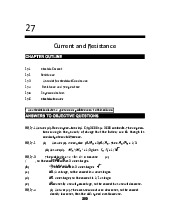 Chapter 27 Solutions Current & Resistance | Môn Vật lý kỹ thuật - Đại Học Sư phạm Kỹ thuật Hưng Yên