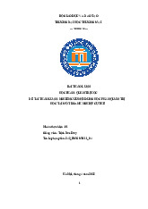 Nghiên cứu cách thức quản trị tại Công ty Cổ phần Đầu tư và Thương mại TATA | Bài thảo luận quản trị học