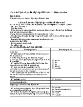 Giáo án Lịch sử và Địa lý lớp 4 Kết nối tri thức cả năm 2023-2024