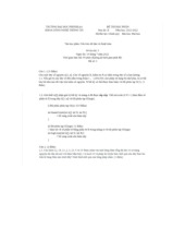 Đề thi cuối kỳ học phần Cấu trúc dữ liệu và thuật toán | Trường Đại học Phenikaa