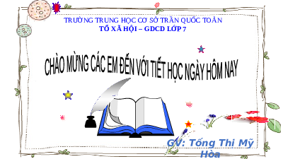 Giáo án điện tử giáo dục công dân  7 Bài 4 Kết nối tri thức: Giữ chữ tín