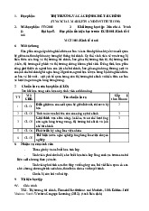 Thị trường định chế tài chính - Môn Thị trường và các định chế tài chính - Đại Học Kinh Tế - Đại học Đà Nẵng