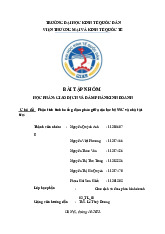 Bài tập nhóm: Phân tích tình huống đàm phán giữa câu lạc bộ SSC và nhà tài trợ môn Giao dịch và đàm phán kinh doanh | Đại học kinh tế Quốc dân