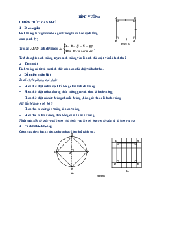 Chuyên đề hình vuông