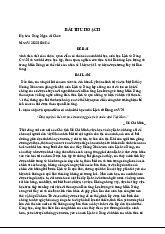 Cảm Nhận Về Lịch Sử Đảng CSVN và Bảo Tàng Lực Lượng Vũ Trang | Lịch sử đảng | Trường Đại học Kinh tế Thành phố Hồ Chí Minh