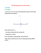 Bài 9: Đường Trung Trực của Một Đoạn Thẳng - Lý Thuyết và Ví Dụ