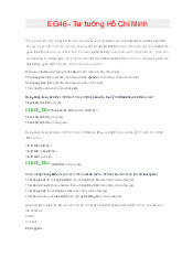 Tổng Hợp Kiến Thức và Đề Thi môn Tư tưởng Hồ Chí Minh | Trường đại học Mở Hà Nội