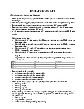 Bài tập chương 2 - Môn Kinh tế vĩ mô - Đại Học Kinh Tế - Đại học Đà Nẵng